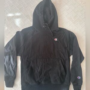 Champion Classic Black Pullover Hoodie